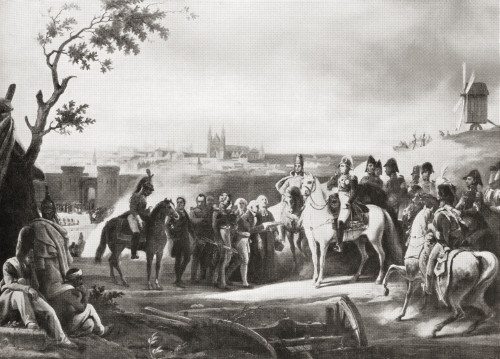 The surrender of Magdeburg, Kingdom of Prussia, after a siege by the French in 1806.  From Hutchinson's History of the Nations, published 1915. Poster Print by Ken Welsh / Design Pics - Item # VARDPI12512678