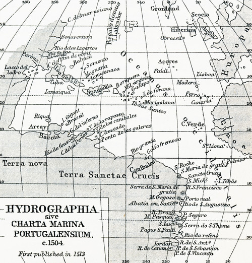 Hydrographia Sive Charta Marina Portugalensium, C.1504.  From The Book Life Of Christopher Columbus By Clements R. Markham Published 1892. Poster Print by Hilary Jane Morgan / Design Pics - Item # VARDPI12321042 Hydrographia Sive Charta Marina Portugalensium, C.1504.  From The Book Life Of Christopher Columbus By Clements R. Markham Published 1892. Poster Print by Hilary Jane Morgan / Design Pics - Item # VARDPI12321042