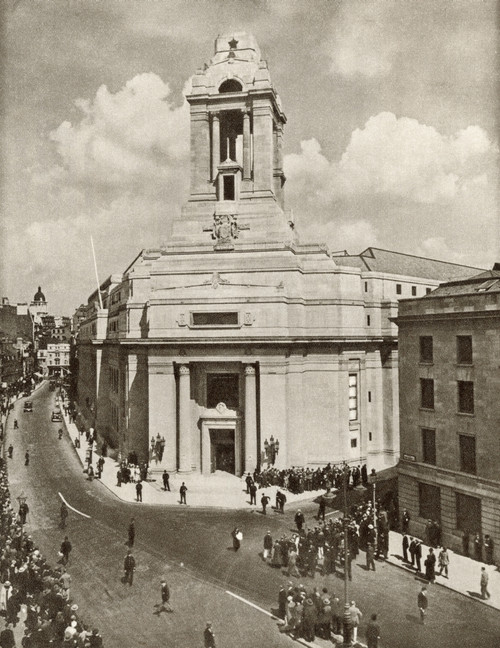 Inauguration Of The Masonic Temple, Queen Street, London, England In 1933.  From The Story Of 25 Eventful Years In Pictures Published 1935 Poster Print by Hilary Jane Morgan / Design Pics - Item # VARDPI12283333