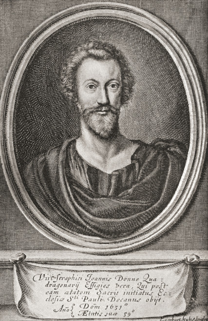 John Donne, 1572 - 1631. English Metaphysical Poet, Satirist, Lawyer And Cleric In The Church Of England. From The Poems Of John Donne, Published 1912 Poster Print by Ken Welsh / Design Pics - Item # VARDPI12280742