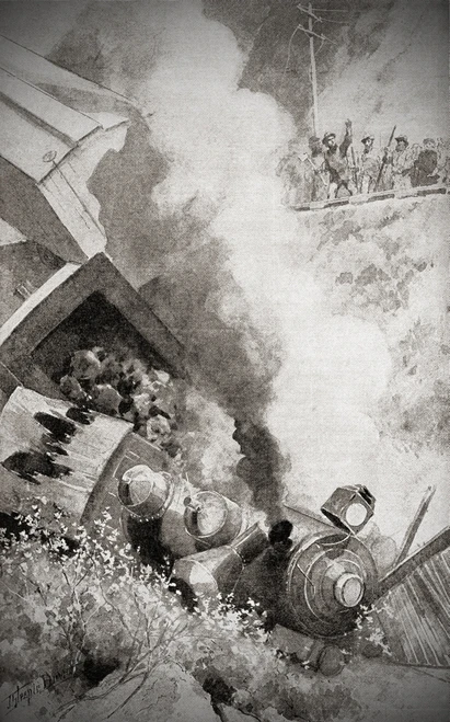 Railway Strikers Sabotaging A Train During The Pullman Strike,  United States Of America, May 11, 1894.  From The History Of Our Country, Published 1900 Poster Print by Ken Welsh / Design Pics - Item # VARDPI12310713