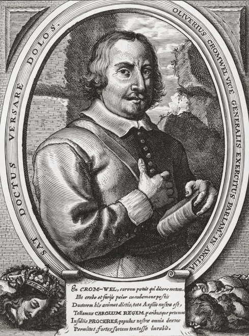 Oliver Cromwell, 1599 To 1658. English Military And Political Leader. From The Book Short History Of The English People By J.R. Green Published London 1893. Poster Print by Ken Welsh / Design Pics - Item # VARDPI1877912