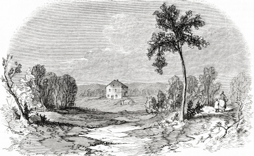 Wintermooth Fort, Valley Of Wyoming, Pennsylvania, United States Of America In The 18th Century.  From Cassell's Illustrated History Of England, Published 1861. Poster Print by Ken Welsh / Design Pics - Item # VARDPI12323146