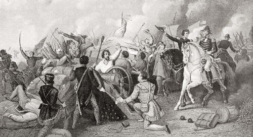 The Battle of New Orleans, December 14, 1814 to January 18, 1815, the final major battle of the War of 1812.  From Hutchinson's History of the Nations, published 1915. Poster Print by Ken Welsh / Design Pics - Item # VARDPI12512695