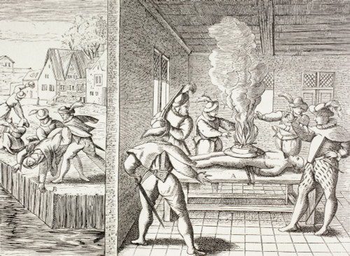 16Th Century Propaganda Illustrating Violence Of The Gueux Against The Catholics. From Military And Religious Life In The Middle Ages By Paul Lacroix Published London Circa 1880. Poster Print by Ken Welsh / Design Pics - Item # VARDPI1958318