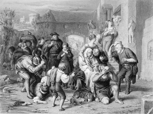 The Works of Shakspere (Imperial Edition) edited by Charles Knight. An etched drawing Published by Virtue & Co Ltd 1870. William Shakespeare. The Seven Ages of Man ( As you like it ) Poster Print by John Short / Design Pics - Item # VARDPI12513191