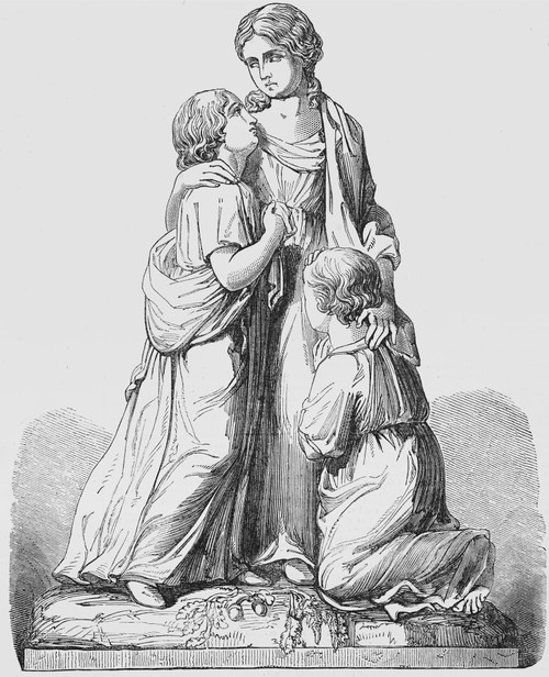 The Illustrated London News Etching From 1854. Group For The School Of Industry For Female Orpahs, Grove Road, St John's Wood Byt E.g.physick From The Exhibition Of The Royal Academy Poster Print by John Short / Design Pics - Item # VARDPI12331292