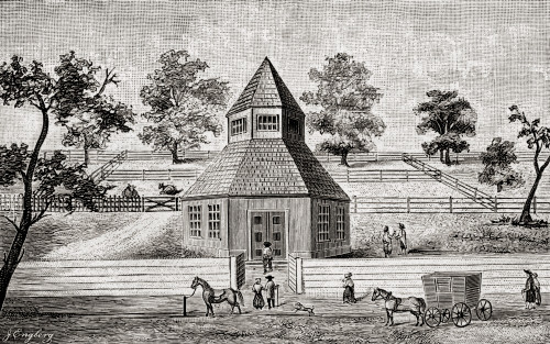 The First Friends' Meeting House, Burlington County, New Jersey, United States Of America. After A Drawing Dating From The Late 17th Century. From The Century Magazine, Published 1887. Poster Print by Ken Welsh / Design Pics - Item # VARDPI12280721