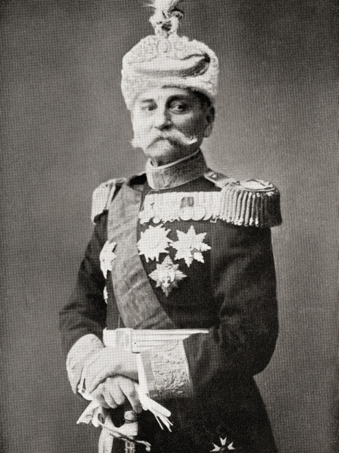 Peter I of Serbia 1844 1921 Last King of Serbia (19031918) and first King of the Serbs Croats and Slovenes (19181921) From Hutchinson's History of the Nations published 1915 Poster Print by Ken Welsh / Design Pics - Item # VARDPI12332925