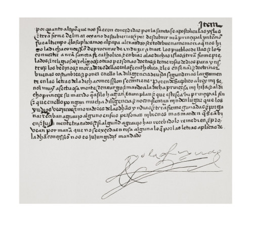 Fragment Of The Codicil To The Will Of Isabella I Isabella I 1451 1504 Aka Isabella The Catholic Queen Of Castile And Len From La Ilustracion Espa±ola Y Americana Published 1892 Poster Print by Ken Welsh / Design Pics - Item # VARDPI12282018