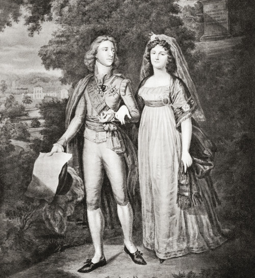 Gustav IV Adolf Sweden his wife Frederica Baden Gustav IV Adolf Gustav IV Adolph 1778 1837 King Sweden Friederike "Frederica" Dorothea Wilhelmina Baden 1781-1826 Queen consort Sweden Hutchinson's History Nations published 1915 # VARDPI12512754