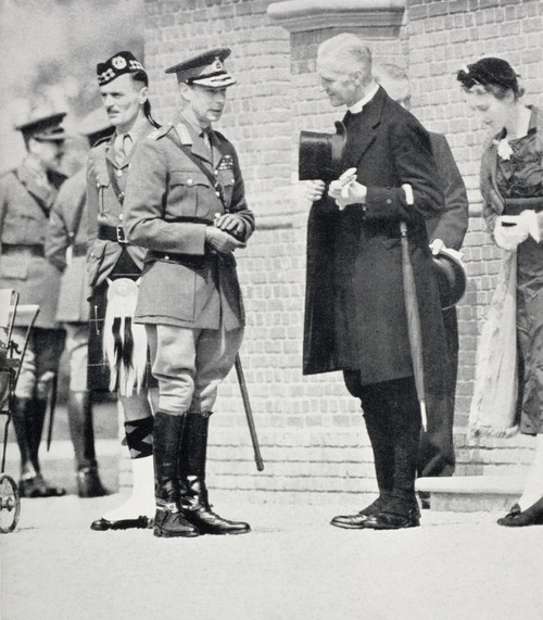 King George Vi At Sandhurst In Conversation With Dean Blackburne Of Bristol George Vi Albert Frederick Arthur George 1895 To 1952 King Of United Kingdom From The Sphere Coronation Record Number Published 1937 Hilary Jane Morgan # VARDPI12288296