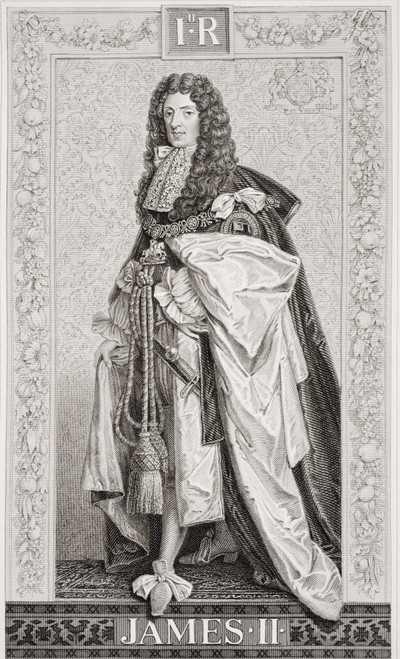James Ii Aka Duke York 1633-1701 King Great Britain 1685-1688 Engraved TBrown Drawn JL Williams Contemporary Engravings Loggan White After Sir Godfrey Kneller Sir Peter Lely Book Illustrations English Scottish History Volume Ii # VARDPI1860080