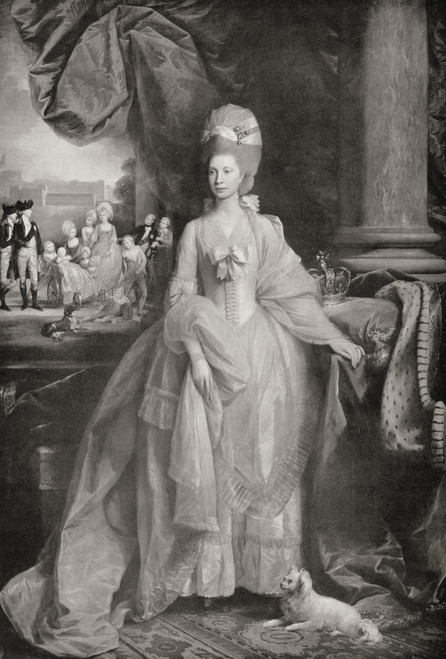 Charlotte Of Mecklenburg-Strelitz 1744 1818 Queen Consort Of Great Britain And Ireland As The Wife Of King George Iii From Buckingham Palace Its Furniture Decoration And History Published 1931 Poster by Hilary Jane Morgan - Item # VARDPI12285894