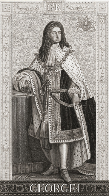George I 1660 1727 King Of Great Britain And Ireland From 1714 To 1727 Elector Of Hanover In The Holy Roman Empire From 1698 From English And Scottish History Published 1882 Poster Print by Hilary Jane Morgan / Design Pics - Item # VARDPI12320979