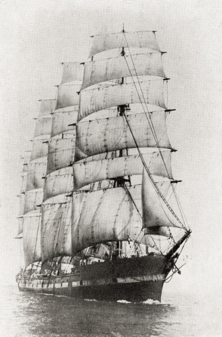 The Lancing Which Started Life In 1866 As A Steamship Called La Pereire And Finished As A Full Rigged Four Masted Sailing Ship From The Romance Of The Merchant Ship Published 1931 Poster by Hilary Jane Morgan / Design Pics - Item # VARDPI12283559 The Lancing Which Started Life In 1866 As A Steamship Called La Pereire And Finished As A Full Rigged Four Masted Sailing Ship From The Romance Of The Merchant Ship Published 1931 Poster by Hilary Jane Morgan / Design Pics - Item # VARDPI12283559