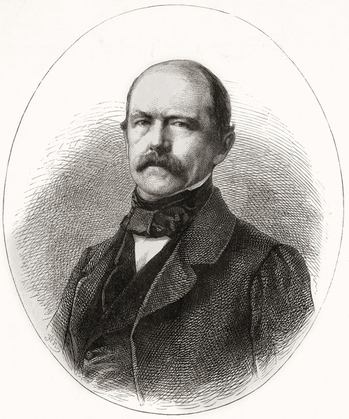 Otto Eduard Leopold Prince Of Bismarck Duke Of Lauenburg 1815 1898 Aka Otto Von Bismarck Conservative Prussian Statesman And 1st Chancellor Of Germany From L'univers Illustre Published 1866 Poster by Ken Welsh / Design Pics - Item # VARDPI12280373