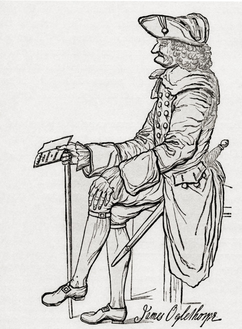 Governor Oglethorpe In Later Life James Edward Oglethorpe 1696 1785 British General Member Of Parliament Philanthropist And Founder Of The Colony Of Georgia From The History Of Our Country Published 1900 Poster by Ken Welsh - Item # VARDPI12280301