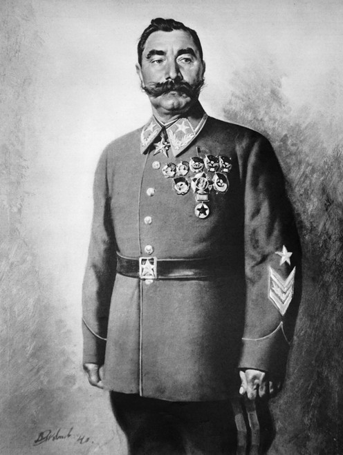 The Illustrated London News 1941 World war II Portrait portraitMarshalBudennycommanderredarmyrussiarussianCommander Chief red armies Ukraine Marshal Budenny Holding left wing described most brilliant soldier soviet army John Short # VARDPI12332169