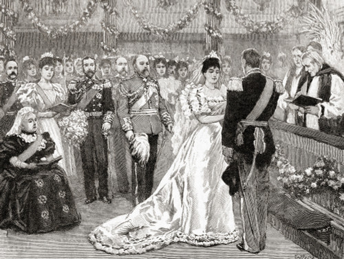 The Marriage Princess Maud Wales Later Queen Consort Norway To Prince Carl Denmark Later King Haakon Vii Maud Wales 1869 1938 Queen Norway Spouse King Haakon Vii Century Edition Cassell's History England Published C 1900 Ken Welsh # VARDPI12323180