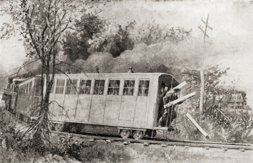The Great Locomotive Chase Or Andrews' Raid A Military Raid That Occurred April 12 1862 In Northern Georgia During The American Civil War From The History Of Our Country Published 1905 Poster Print by Ken Welsh / Design Pics - Item # VARDPI12289805