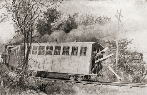 The Great Locomotive Chase Or Andrews' Raid A Military Raid That Occurred April 12 1862 In Northern Georgia During The American Civil War From The History Of Our Country Published 1905 Poster Print by Ken Welsh / Design Pics - Item # VARDPI12289805