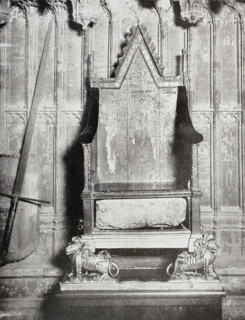 The Coronation Chair In Which All Sovereigns Of England Have Been Crowned Since The Days Of Edward I Showing Beneath The Seat The Famous Stone Of Scone From The Illustrated London News Published 1910 Poster Hilary Jane Morgan - Item # VARDPI12321082 The Coronation Chair In Which All Sovereigns Of England Have Been Crowned Since The Days Of Edward I Showing Beneath The Seat The Famous Stone Of Scone From The Illustrated London News Published 1910 Poster Hilary Jane Morgan - Item # VARDPI12321082