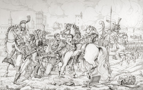 Napoleon Wounded Battle Ratisbon Aka Battle Regensburg 1809 After Painting Pierre Gautherot Napoleon Bonaparte 1769 1821 French Military Political Leader Emperor French 1804 To 1815 Napoleon I AA 19th Century Life Napoleon Ken Welsh # VARDPI12280258