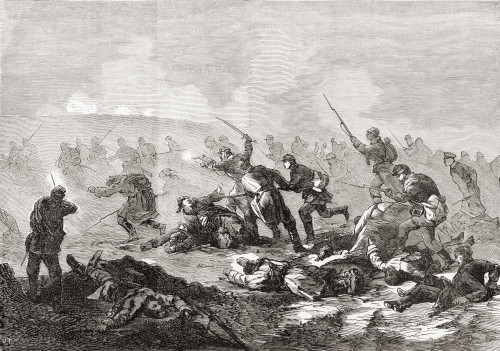 The Taking Of The Grivitsa Redoubt By The Russians During The Third Battle Of Grivitsa Bulgaria One Of The Key Battles Of The Russo-Turkish War Of 18771878 From AA 19th Century Engraving Poster Print by Ken Welsh / Design Pics - Item # VARDPI12280460