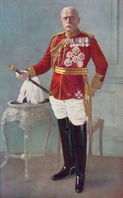 Field Marshal John Denton Pinkstone French 1st Earl Ypres1852 1925 Aka Viscount French Between 1916 1922 Anglo-Irish Officer British Army Commander-In-Chief British Expeditionary Force First Two Years World War I War Illustrated Album Deluxe Publishe