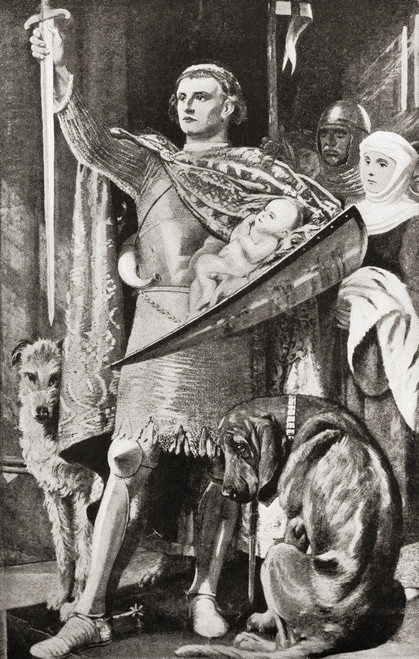 The Black Prince. Edward of Woodstock, Prince of Wales.