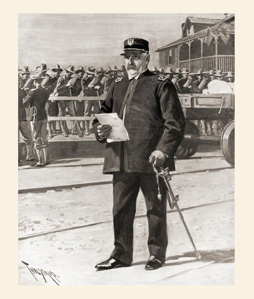 Major General William Shafter Commander Fifth Army Corps Directing Embarkation Troops Port Tampa Florida United States America Preparation Invasion Cuba During Spanishamerican War 1898 William Rufus Shafter1835 1906 American Major General Harper's Pi Major General William Shafter Commander Fifth Army Corps Directing Embarkation Troops Port Tampa Florida United States America Preparation Invasion Cuba During Spanishamerican War 1898 William Rufus Shafter1835 1906 American Major General Harper's Pi