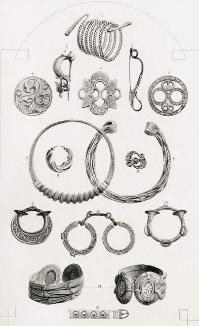 Celtic Relics Personal Ornaments Gold Bronze 1 Gold Bracelet 2 3 4 Bronze Fibulas 5 11 12 13 Enamelled Bronze Horse Trappings 6 Enamelled Ring 7 Bronze Torque 8 Gold Torque 9 Gold Earring 10 Bronze Ornament 14 Bronze Bracelets 15 Belt Thin Brass Repo Celtic Relics Personal Ornaments Gold Bronze 1 Gold Bracelet 2 3 4 Bronze Fibulas 5 11 12 13 Enamelled Bronze Horse Trappings 6 Enamelled Ring 7 Bronze Torque 8 Gold Torque 9 Gold Earring 10 Bronze Ornament 14 Bronze Bracelets 15 Belt Thin Brass Repo