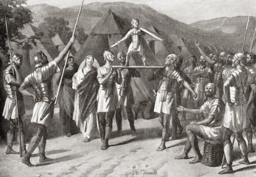 The origin Caligula's name young Gaius earned nickname "Caligula" meaning "little soldier's boot" diminutive form caliga hob-nailed military boot his father's soldiers while accompanying him during his campaigns Germania Gaius Julius Caesar Augustus