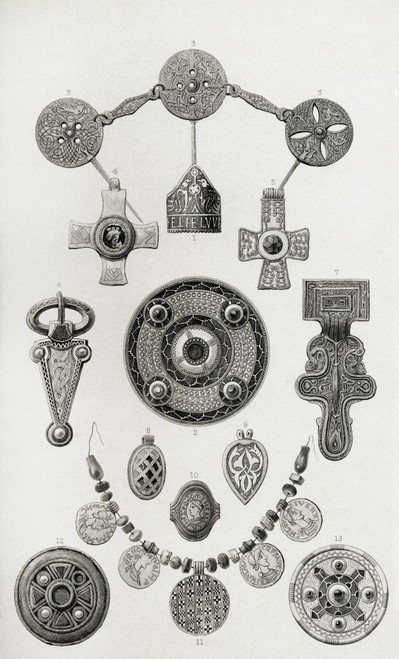 Anglo Saxon Relics 1 Enamelled Ring King Ethelwulf 2 Brooch Set Garnets Enamelled Enriched Filagree Found Sarre Kent 3 Pins Enriched Engraving Found River Witham 4 Bronze Cross Found Near Gravesend 5 Gold Cross 6 Bronze Buckle Found Gilton Kent 7 Bro Anglo Saxon Relics 1 Enamelled Ring King Ethelwulf 2 Brooch Set Garnets Enamelled Enriched Filagree Found Sarre Kent 3 Pins Enriched Engraving Found River Witham 4 Bronze Cross Found Near Gravesend 5 Gold Cross 6 Bronze Buckle Found Gilton Kent 7 Bro