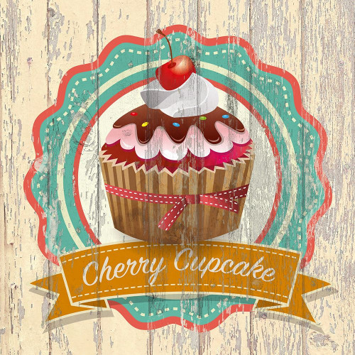 Cherry Cupcake Poster Print by Skip Teller Skip Teller - Item # VARPDX1CU4812