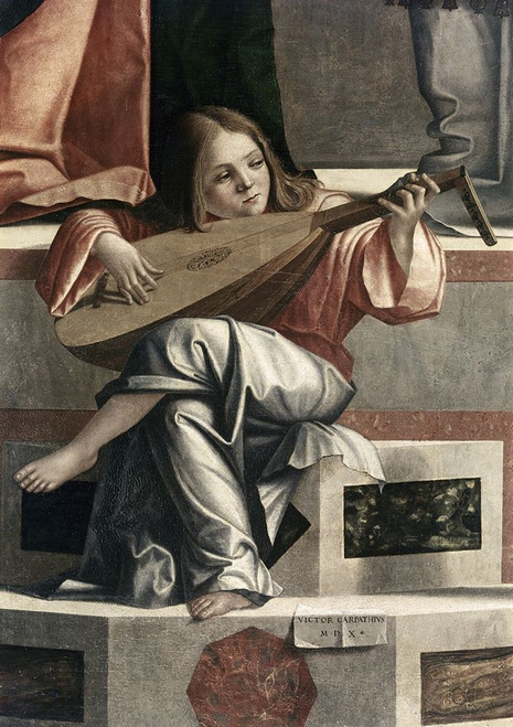 Child With a Lute Poster Print by Vittore Carpaccio - Item # VARPDX276977
