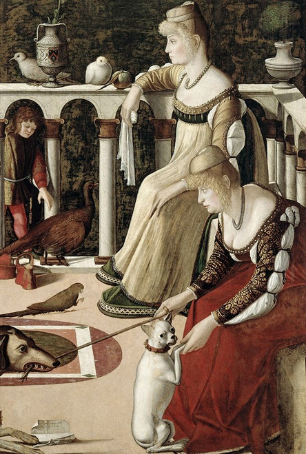 Two Venetian Ladies - The Courtesans Poster Print by Vittore Carpaccio - Item # VARPDX276978