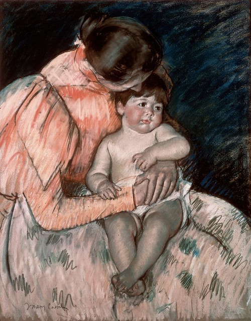Mother and Child Poster Print by Mary Cassatt - Item # VARPDX276995 Mother and Child Poster Print by Mary Cassatt - Item # VARPDX276995
