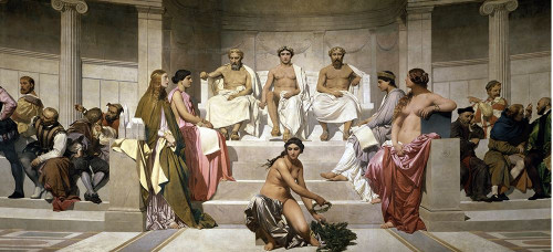 Hemicycle De LEcole Des Beaux Arts Poster Print by Paul Delaroche - Item # VARPDX277385