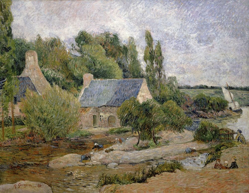 Les Lavendiers a Pont Aven Poster Print by Paul Gauguin - Item # VARPDX277638