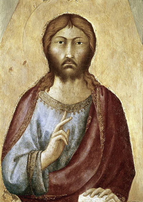 The Redeemer Conferring a Blessing Poster Print by Simone Martini - Item # VARPDX278409