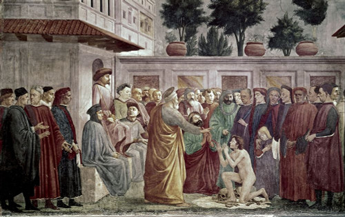 St. Peter Resurrects The Child of Theophilus Poster Print by  Masaccio - Item # VARPDX278419