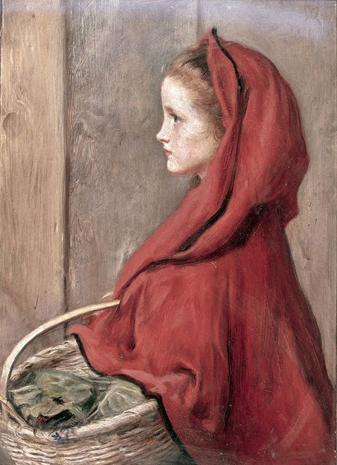 Red Riding Hood (The Artists Daughter Effie) Poster Print by John Everett Millais - Item # VARPDX278575
