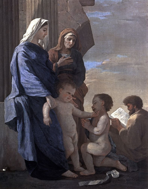 Holy Family Poster Print by Nicolas Poussin - Item # VARPDX279471