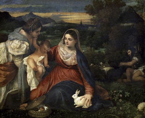 Virgin and Child With Saint Catherine Poster Print by Titian Titian - Item # VARPDX280577 Virgin and Child With Saint Catherine Poster Print by Titian Titian - Item # VARPDX280577
