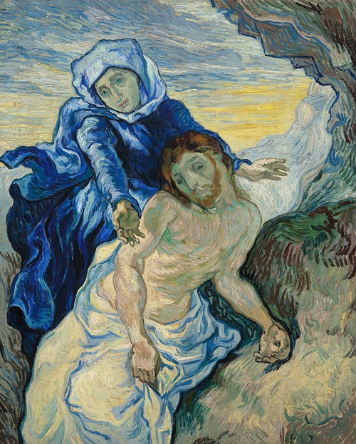 Pieta (After Delacroix) Poster Print by Vincent Van Gogh - Item # VARPDX281286