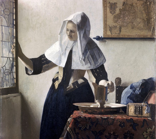 Woman with a Water Jug - Detail Poster Print by Johannes Vermeer - Item # VARPDX281426