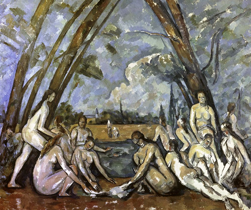 Les Grand Baigneuses #1 Poster Print by Paul Cezanne - Item # VARPDX281845