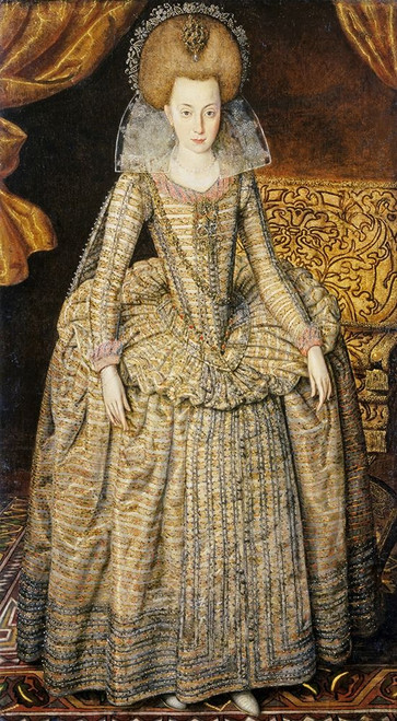 Portrait of Queen Elizabeth of Bohemia Poster Print by Robert Peake - Item # VARPDX282653